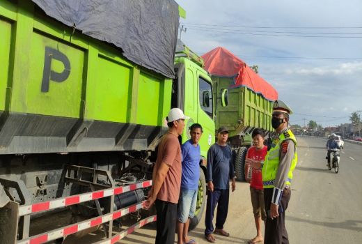 Polda Banten Sosialisasi Bahaya Truk ODOL di Kota Serang - GenPI.co BANTEN