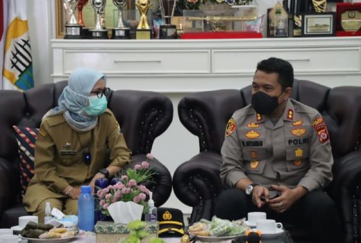 Siaga Covid dan Bencana, Polres dan Bupati Lebak Jalin Koordinasi - GenPI.co BANTEN