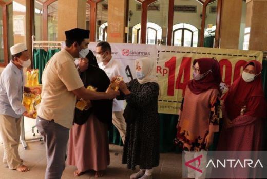 YMSML Gelar Operasi Pasar untuk Jemaah Masjid Al Muhajirin Ciater - GenPI.co BANTEN