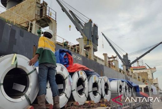 Mantap! 4.600 Ton Baja Lapis KS Diekspor ke Amerika Serikat - GenPI.co BANTEN