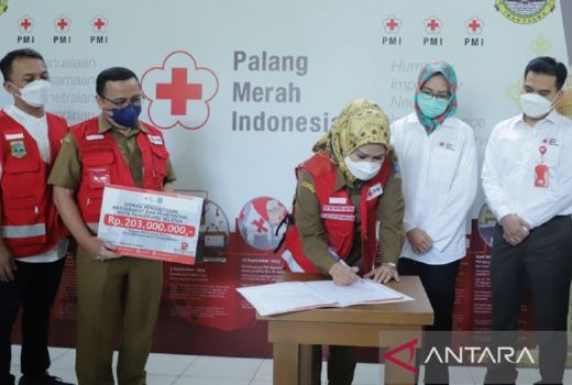 Mantap! PMI Tangsel Salurkan Bantuan untuk Penanggulangan Bencana - GenPI.co BANTEN
