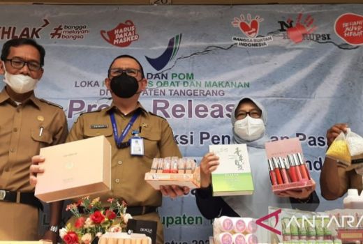 Loka POM Tangerang Tertibkan Ribuan Kosmetik Ilegal di Pasaran - GenPI.co BANTEN