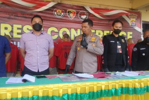 11 Pelaku Perjudian Digelandang di Polres Cilegon - GenPI.co BANTEN