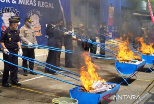 DJBC Banten Musnahkan Barang Bukti, Lebih Ramah Lingkungan - GenPI.co BANTEN