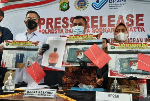 Polresta Bandara Soetta Tangkap Penyalur 8 TKI Ilegal ke Kamboja - GenPI.co BANTEN