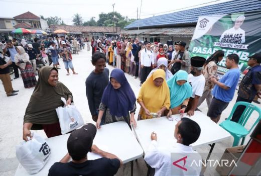 Gardu Ganjar Banten Gelar Pasar Sembako Murah di Tangerang - GenPI.co BANTEN