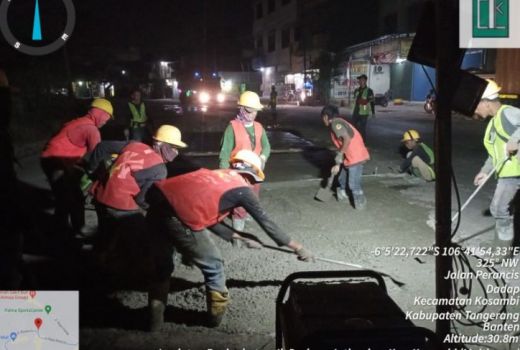Pembangunan Jalan Prancis di Tangerang Capai 86,27 Persen - GenPI.co BANTEN