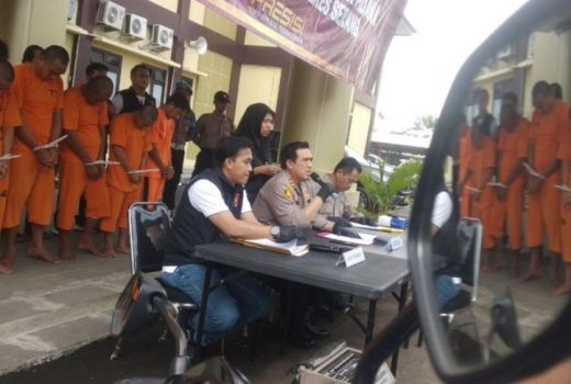 Polisi Tangkap 6 Tersangka Kasus Pencurian Motor di Serang - GenPI.co BANTEN