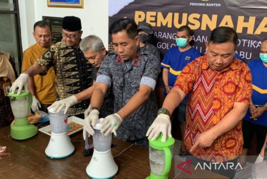 BNN Banten Musnahkan Sabu-sabu Seberat 1,98 Kilogram - GenPI.co BANTEN