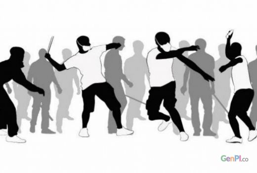 Parah! Tawuran Antar Pelajar di Kampung Cerewed, Satu Orang Tewas - GenPI.co BANTEN