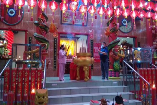 Covid-19 Mulai Meroket di Tangsel, Kelenteng Kwan Im Thang Sepi - GenPI.co BANTEN