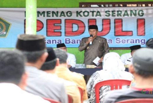 Lembaga Pendidikan Islam Korban Banjir Serang Terima Bantuan - GenPI.co BANTEN