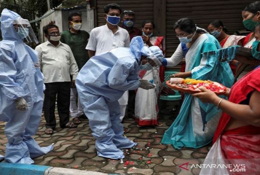 10 Pasien Covid-19 Tewas Terbakar di India - GenPI.co