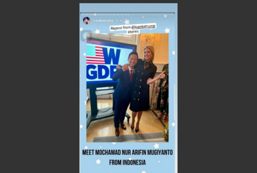Wah, Ada Foto Bupati Trenggalek di Instastory Ivanka Trump - GenPI.co