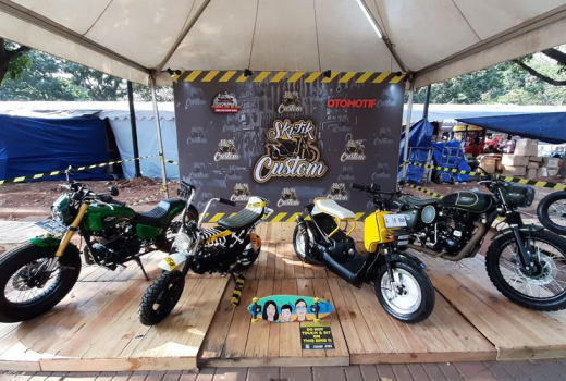 Motor Jokowi dan Gibran Dipamerkan di Otobursa Tumplek Blek 2019 - GenPI.co
