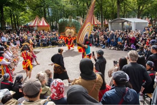 Kala Reog Ponorogo 'Mengamuk' di Jalanan Den Haag - GenPI.co