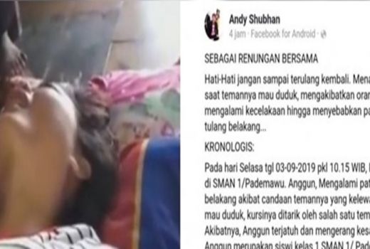 Viral! Dijahili Teman, Anggun Langsung Cedera Tulang Belakang - GenPI.co