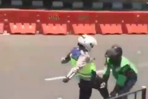 Oknum Polisi Minta Maaf Setelah Videonya Saat Tendang Ojol Viral - GenPI.co