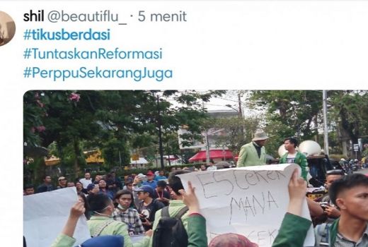 Mahasiswa Ramaikan Tagar #TikusBerdasi di Twitter - GenPI.co