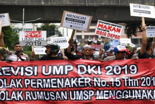 Ribuan Buruh akan Kepung Kantor Anies Baswedan - GenPI.co
