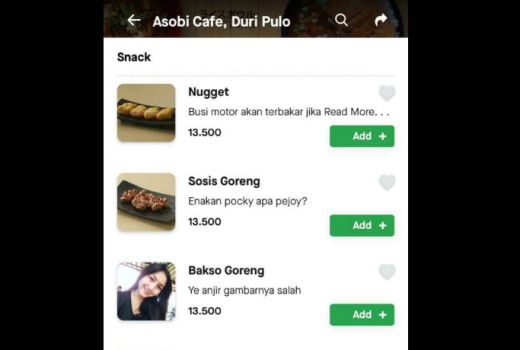 Viral Asobi Cafe, Deskripsi Menunya di GoFood Buat Netter Bahagia - GenPI.co