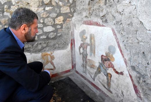 Fresco Gladiator Berusia Nyaris 2000 tahun Ditemukan di Pompeii - GenPI.co