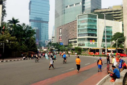 Meski Tiada CFD di Hari Pelantikan, Pengunjung Tetap Datang - GenPI.co