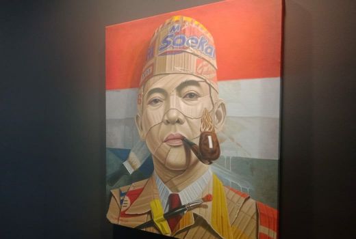 Sampah Diubah Jadi Wajah Soekarno di Pekan Kebudayaan Nasional - GenPI.co