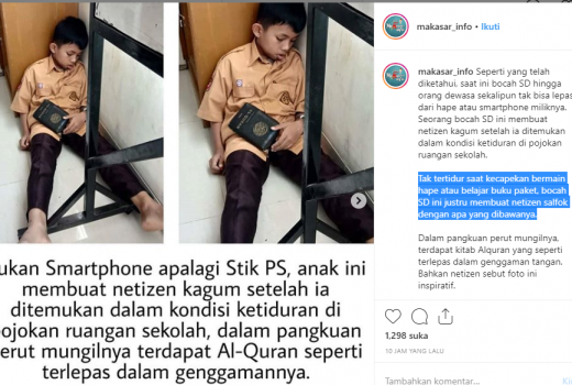 Masya Allah, Bocah ini Hafal Alquran Hingga Kelelahan & Terlelap - GenPI.co