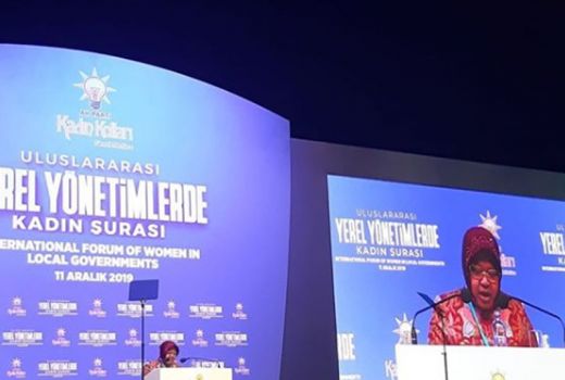 Tri Rismaharini Pidato di Depan Presiden Erdogan, Isinya Istimewa - GenPI.co