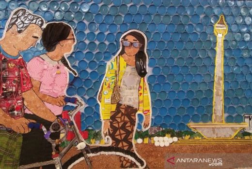Terowongan Dukuh Atas Dihiasi Instalasi Seni Ramah Lingkungan - GenPI.co