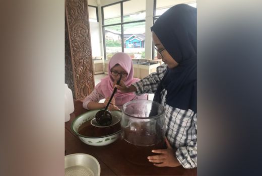 Mantul, Dara ini Produksi Teh Kombucha Rasa Carica - GenPI.co