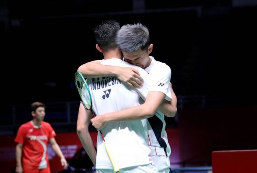 Malaysia Masters 2020: Tegang, Fajar/Rian Bikin Minions Ompong - GenPI.co