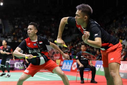 Indonesia Masters 2020: Fajar/Rian Ngos-ngosan - GenPI.co