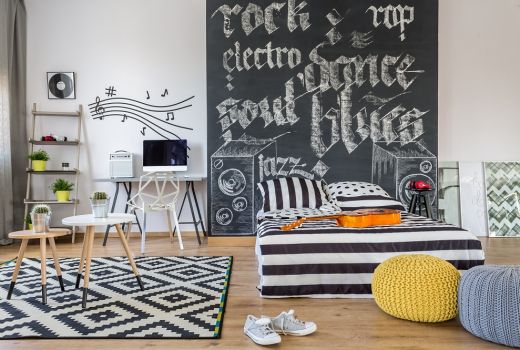 9 Ide Dekorasi Kamar bagi yang Suka Musik, Dijamin Betah! - GenPI.co