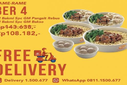 Asyik, Bakmi GM Kasih Kamu Diskon 4 Porsi - GenPI.co