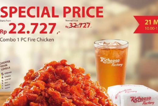 Special Price Richeese Factory, Bikin Weekend Makin Happy - GenPI.co