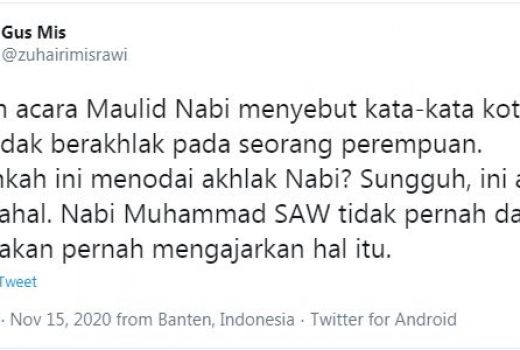 Cendekiawan NU Gus Mis Sindir Habib Rizieq, Menohok Banget   - GenPI.co