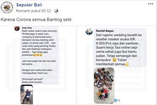 Virus Corona Bikin Pelaku Wisata di Bali Banting Setir - GenPI.co