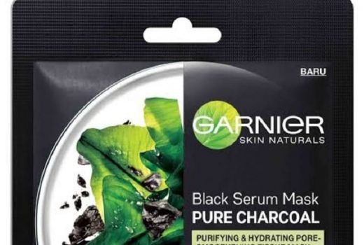 Garnier Black Serum Mask Pure Charcoal Black Algae, Bikin Glowing - GenPI.co