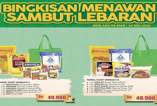 Promo Giant, Parcel Lebaran Isi Minyak Goreng Murah Banget  - GenPI.co