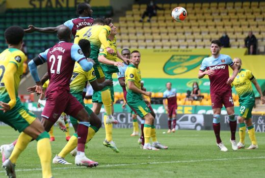 Jadwal dan Hasil Liga Inggris: Norwich City vs West Ham 0-4 - GenPI.co