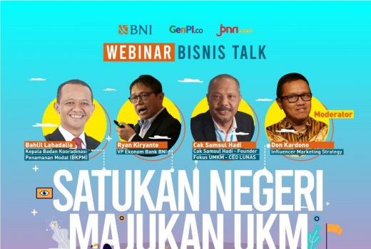 Ikut Webinar UKM BNI x GenPI.co Yuk, Materinya Kece Banget - GenPI.co