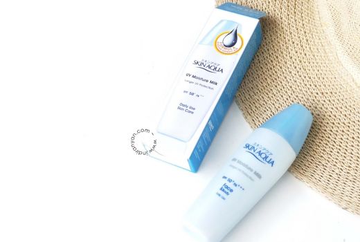 Skin Aqua Sunscreen UV Moisture Milk SPF 50 Lindungi Kulit Wajah - GenPI.co