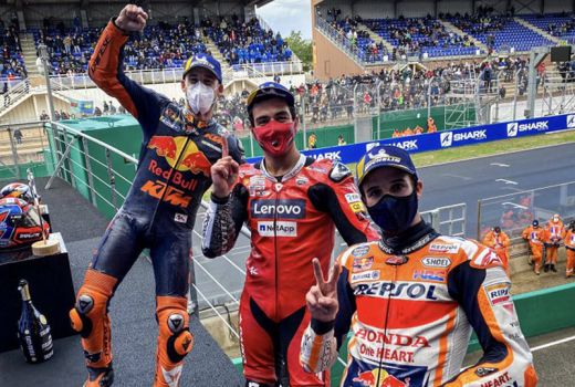 Menegangkan, MotoGP Prancis di Bugatti Penuh Drama - GenPI.co
