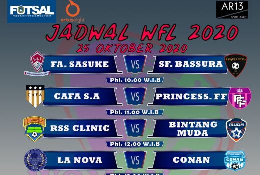 Pekan Kesembilan Woman Futsal League 2020 Dijamin Sengit - GenPI.co