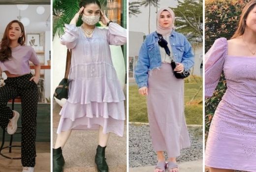 OOTD Para Selebritas Pakai Serbalilac yang Kekinian - GenPI.co