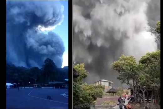 Seram, Begini Detik-detik Erupsi Gunung Tangkuban Perahu! - GenPI.co