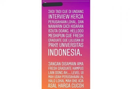 Gaji Lulusan UI Masih Heboh, Hari ini #Gaji8juta Trending Topic - GenPI.co