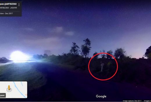 Viral, Ada Pocong Mata Merah Terekam di Google Maps! - GenPI.co